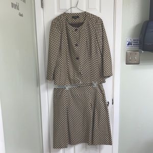 Talbots blazer with matching skirt